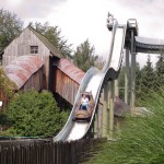 Water ride Dropping down