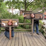 In stocks Gerben & I in the stocks